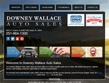 Tablet Screenshot of downey-wallaceautosales.com